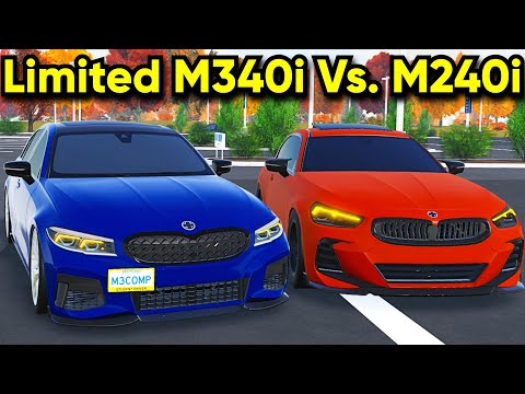 Видео: НОВЫЙ ОГРАНИЧЕННЫЙ BMW M240I ПРОТИВ ОГРАНИЧЕННОГО BMW M340I В ГРИНВИЛЛЕ!