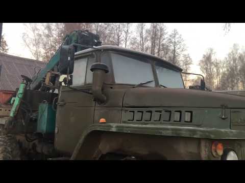 Видео: Урал 5557 лесовоз.  Разобрал левую сторону.