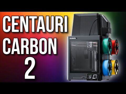 Видео: Представлен Elegoo Centauri Carbon 2 с многоцветной системой нитей CANVAS