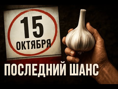 Видео: НЕ САЖАЙТЕ ЧЕСНОК СЕГОДНЯ! ...пока не узнаете главный секрет посадки в последний момент.