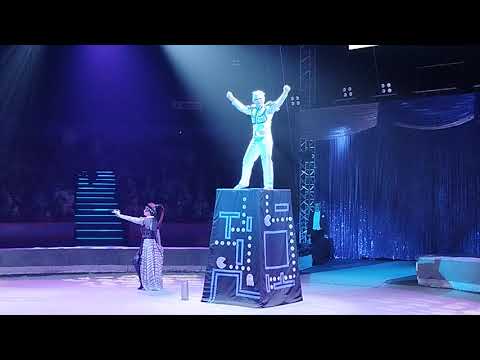 Видео: "ЭКВИЛИБР НА ТРОСТЯХ" ОЛЕГ ИЗОСИМОВ, "ШОУ МОРСКИХ КОТИКОВ", ЦИРК "АВТОВО"