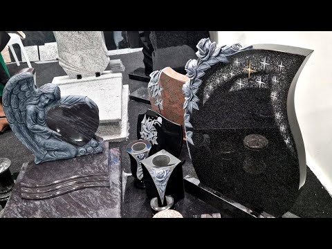 Видео: Обзор Гранитные Памятники выставка Marmomac