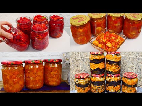 Видео: ГОТОВЛЮ КАЖДЫЙ ГОД И НЕ НАДОЕДАЕТ! 4 НАИВКУСНЕЙШИХ САЛАТА НА ЗИМУ: БАКЛАЖАНЫ, ПЕРЕЦ, ТЫКВА И ГРИБЫ!