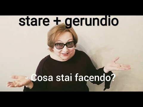 Видео: Stare+gerundio вместо presente. Progressivo Elina-82