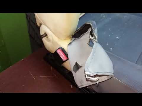 Видео: стирка автомобильных чехлов и ремонт сидения рено логан 1 фаза