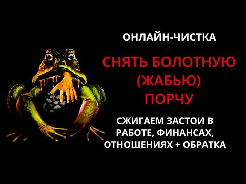 Видео: 🔥СНЯТЬ ЖАБЬЮ (БОЛОТНУЮ) ПОРЧУ l ОНЛАЙН-РИТУАЛ + ОБРАТКА 🔥