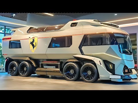 Видео: Ferrari Motorhome 2026 – Дом на колёсах с мощностью суперкара!