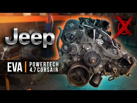 Видео: Jeep EVA PowerTech 4.7  Контрактный двигатель