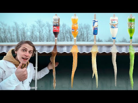 Видео: ВЫРАСТИЛ СОСУЛЬКИ ИЗ КОЛЫ, МОЛОКА, ЭНЕРГЕТИКА..
