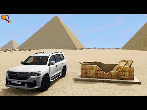 Видео: ПРОКЛЬЯТИЕ ТУТАНХАМОНА! ТУРИСТЫ ЗАЕХАЛИ В ПИРАМИДУ | BeamNG.drive