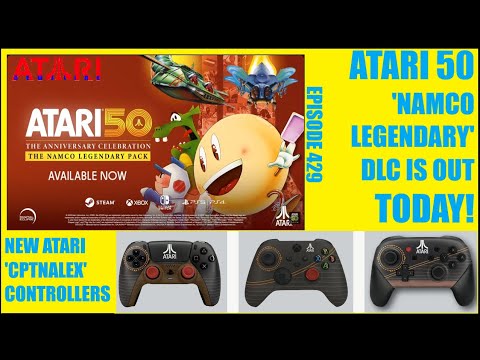 Видео: [AN-429] Легендарное дополнение для ATARI 50 Namco выходит сегодня! + Новые контроллеры ATARI «CP...