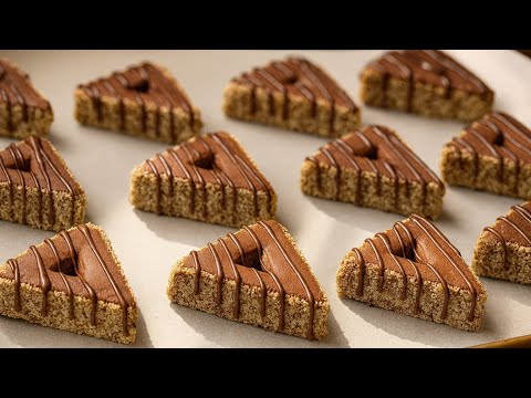 Видео: Рецепт за 10 минут! Печенье тает во рту! Вкусное и простое в приготовлении, которое вы будете готови