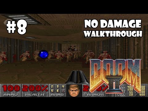 Видео: Doom II: Hell on Earth прохождение игры - Уровень 8: Tricks and Traps (All Secrets + No Damage)