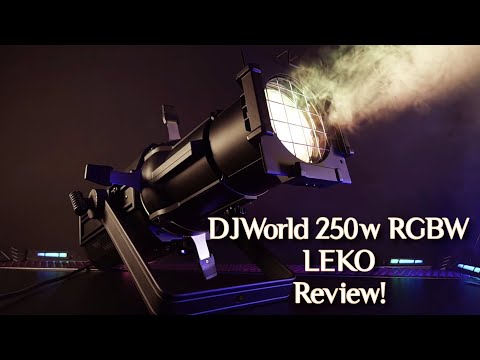 Видео: DJWorld | 250 Вт RGBW | LED Leko | Обзор