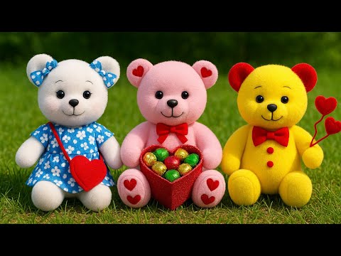 Видео: 😍Удивительные медведи/💥Как сделать 3 разных плюшевых мишек из носков