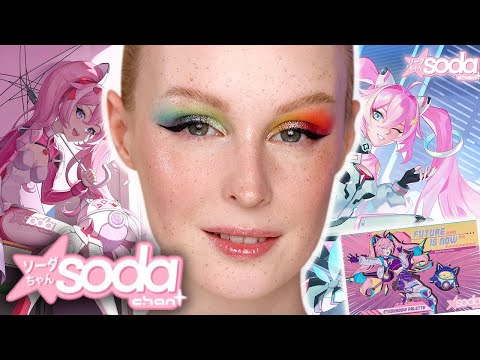 Видео: Новая коллекция SODA CHAN 💕 Большой обзор: палетки теней, хайлайтеры, блески и тинт для губ