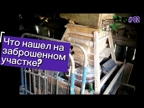Видео: Что нашел на заброшенном участке? Обзор участка и построек на нем.