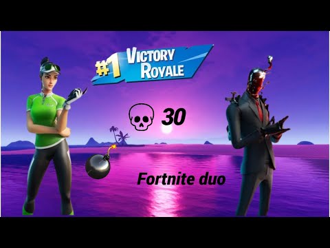 Видео: Играх Fortnite Duo с @DomiX-e  дропнахме 30 killa и стана това.