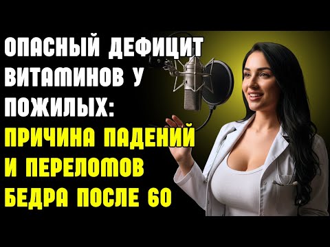 Видео: Опасный дефицит витаминов у пожилых: причина падений и переломов бедра после 60 | Здоровье пожилых