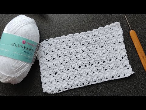 Видео: 😍😍😍Красивый узор крючком.#вязание#вязаниесверой #вязаниекрючком #урокиповязанию#узорыкрючком