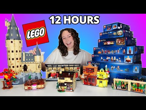 Видео: Собираем наборы LEGO по мотивам фильмов о Гарри Поттере за 12 часов!