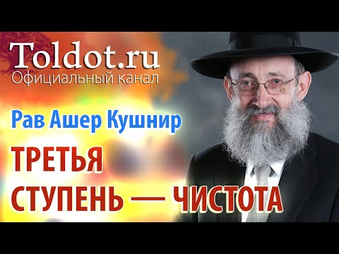 Видео: Рав Ашер Кушнир. Третья ступень — чистота. Месилат Йешарим 51