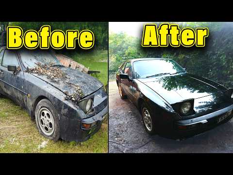 Видео: Porsche 944 первая мойка за 20+ ЛЕТ!