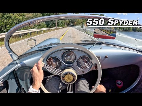 Видео: Porsche 550 Spyder от Beck — за рулём 160-сильной реплики с воздушным охлаждением и среднемоторно...