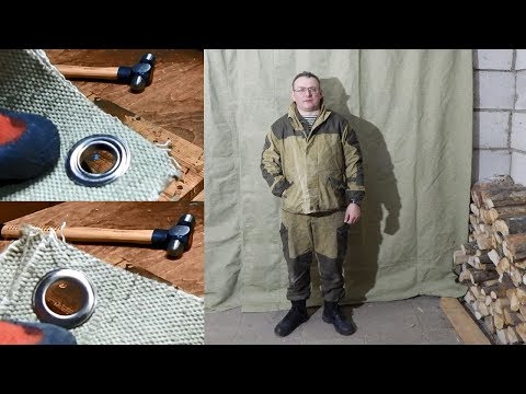 Видео: Брезентовые шторы и установка люверсов