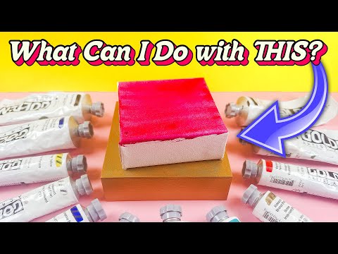 Видео: Использование старых художественных принадлежностей...