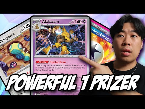 Видео: НОВАЯ ЛУЧШАЯ ПРИЗОВАЯ КОЛОДА? | Игровой процесс Alakazam Pokemon TCG LIVE