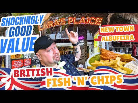 Видео: Lara’s Plaice — УДИВИТЕЛЬНОЕ ЦЕНА и, возможно, ЛУЧШАЯ РЫБА С КАРТОФЕЛЕМ-ФРИ в Новом городе Албуфейры