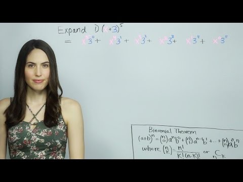 Видео: Как использовать биномиальную теорему (NancyPi)