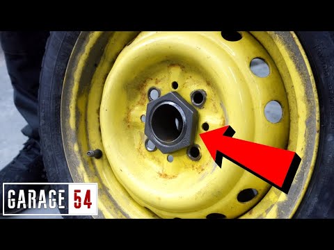 Видео: КОЛЕСА на ОДНОЙ ГАЙКЕ как в ФОРМУЛА 1 - СРАБОТАЕТ???