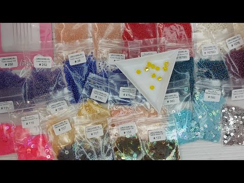 Видео: Японский бисер, итальянские пайетки с сайта Greenbird