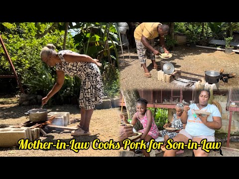 Видео: Теща готовит свинину для зятя