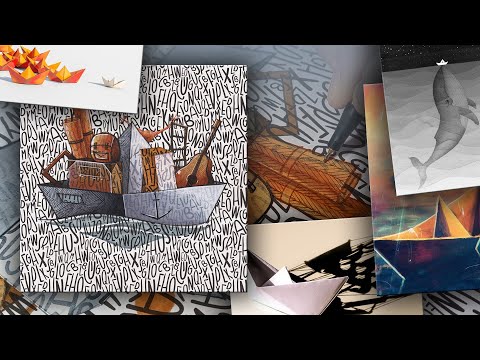 Видео: Рисуем бумажный кораблик: графика с Дашей Мельник