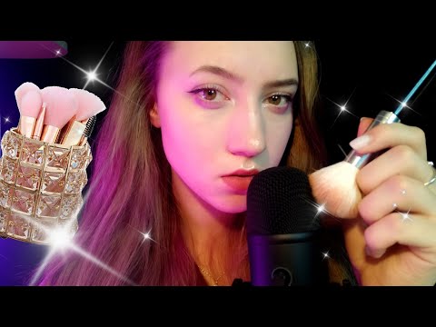 Видео: АСМР КИСТОЧКИ ПО МИКРОФОНУ 💜 АСМР БЕЗ СЛОВ 💜 АСМР ШУРШАНИЕ 💜 МУРАШКИ 💜 АСМР ЩЁТОЧКА ПО МИКРОФОНУ 💜