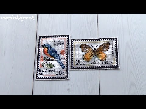 Видео: Марки из журнала "Всё о рукоделии" - начало и неожиданность с оформлением
