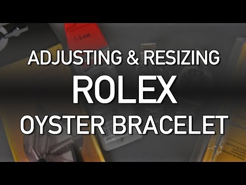 Видео: Как отрегулировать и изменить размер браслета Rolex Oyster
