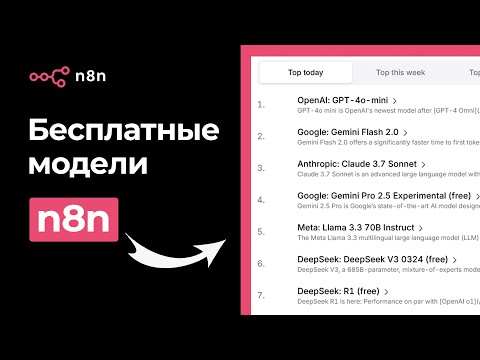 Видео: n8n + AI: Бесплатные нейросети через OpenRouter | Подключение домена | Курс n8n (Урок 4)