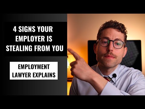 Видео: 4 признака того, что ваш работодатель вас обкрадывает