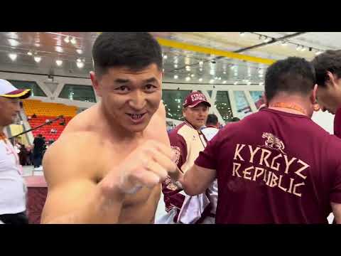 Видео: Мас-рестлинг на Играх кочевников. День 2 / Mas-Wrestling at the Nomad Games. The 2nd day