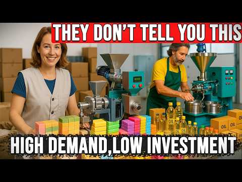 Видео: 12 недооценённых бизнес-идей в сфере производства в 2025 году | Высокий спрос и низкие инвестиции