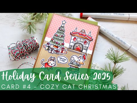 Видео: Серия праздничных открыток 2025 г., №4 | НОВЫЙ ВЫПУСК «Луковый оленёнок» | Copic: раскрашиваем ро...