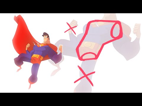 Видео: Рисуйте жесты одной формой: НИКОГДА не рисуйте руки или ноги — НИКОГДА! [и никогда не используйте...