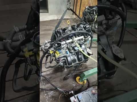 Видео: Тест ДВС  1KR с  OBD2  Mark 2