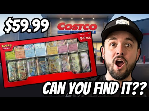 Видео: Сможете ли вы найти мини-жестяную коробку Costco Prismatic Evolution из 8 штук?