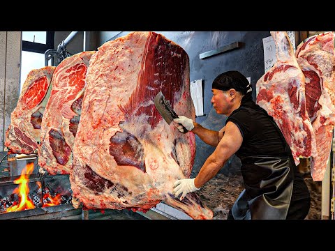 Видео: Потрясающее мастерство! ТОП-3 легендарных мастеров корейского BBQ – Корейская уличная еда