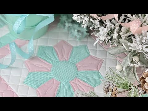 Видео: Пэчворк для начинающих и продвинутых/Азы лоскутного шитья/Quilting/Patchwork/Стеганный цветочек